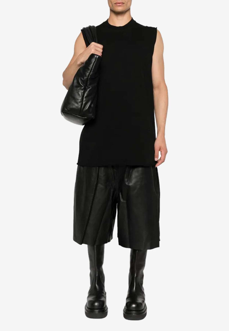 Rick Owens Jumbo Sleeveless T-shirt Black RR02E1108RIG_09