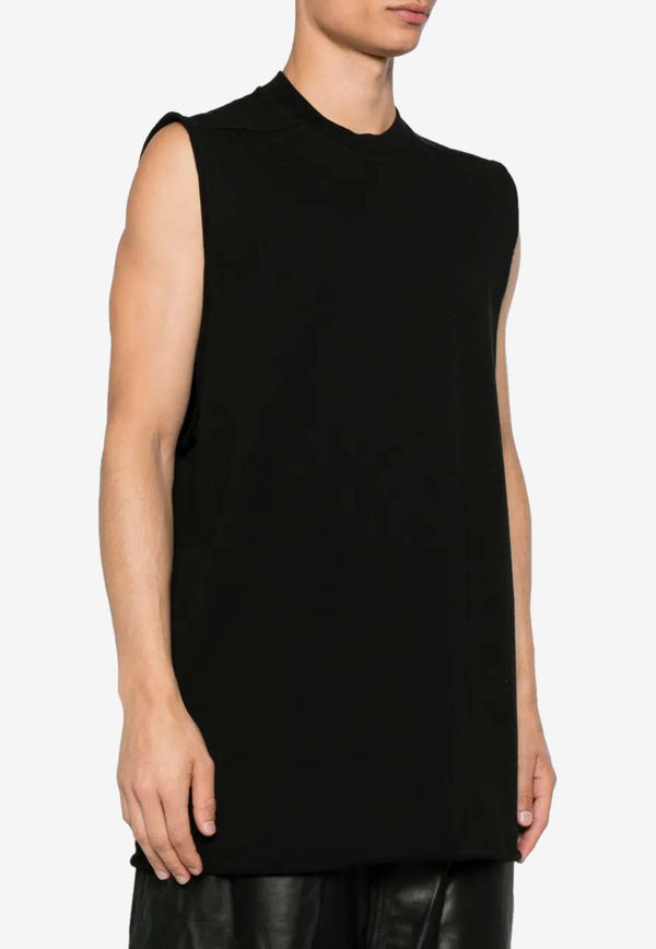 Rick Owens Jumbo Sleeveless T-shirt Black RR02E1108RIG_09