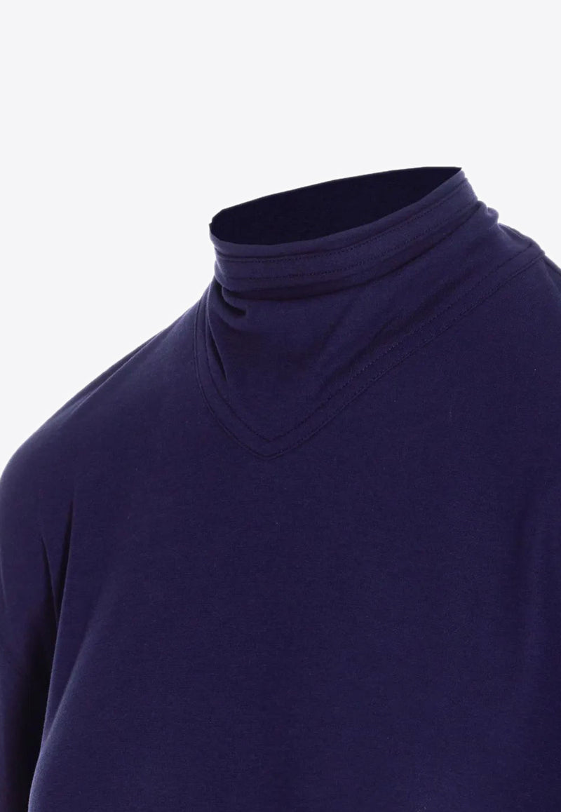 Lemaire Foulard Long-Sleeved Top Blue TO1306LJ1025_BL797