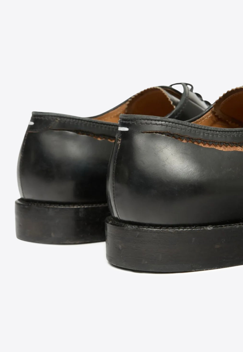 Maison Margiela Calf Leather Derby Shoes Black S57WQ0202P7422_T8013