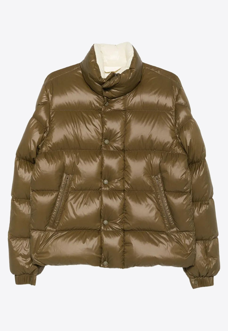 Moncler Tripiti Short Down Jacket Olive K20911A00130596XE_P80
