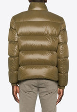 Moncler Tripiti Short Down Jacket Olive K20911A00130596XE_P80