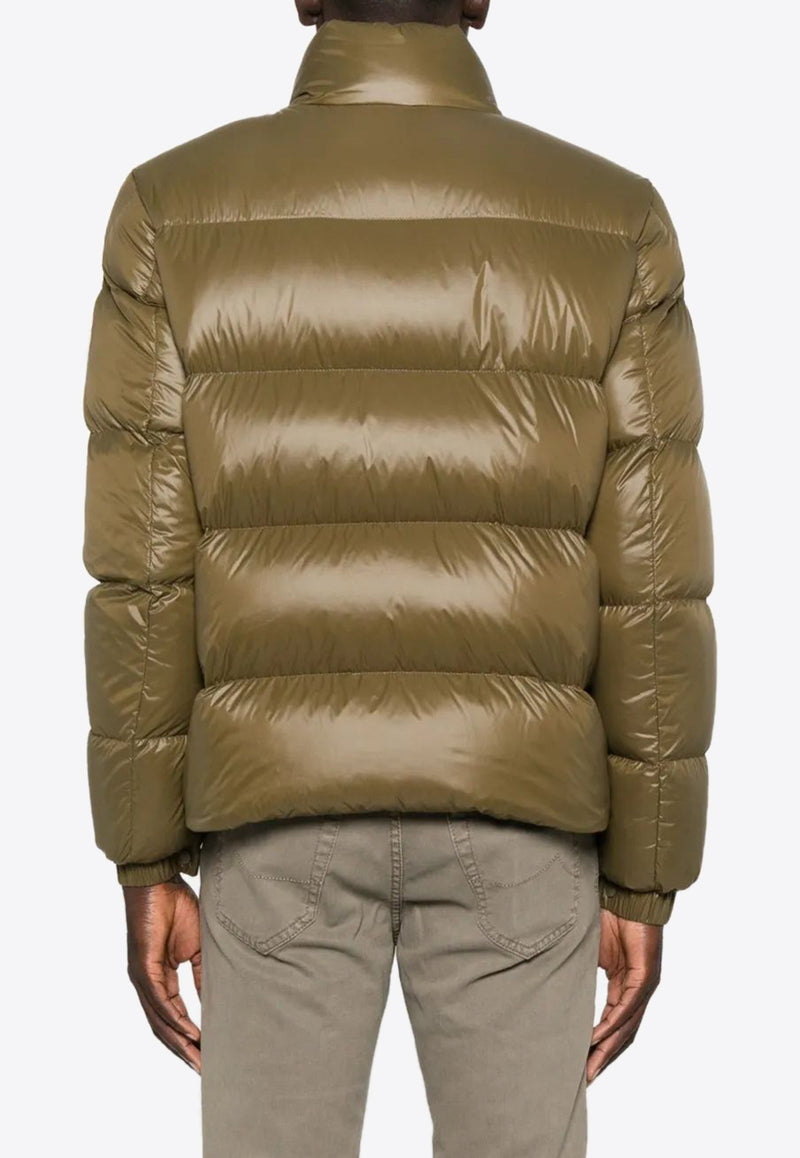 Moncler Tripiti Short Down Jacket Olive K20911A00130596XE_P80