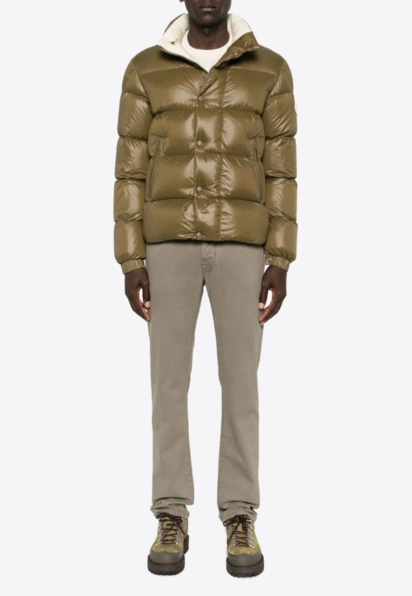 Moncler Tripiti Short Down Jacket Olive K20911A00130596XE_P80