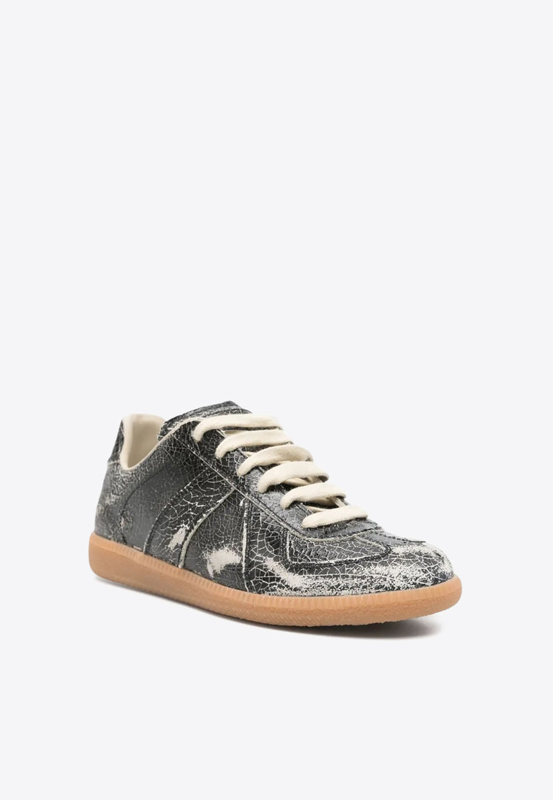 Maison Margiela Replica Distressed Sneakers Black S58WS0270P7424_H8328