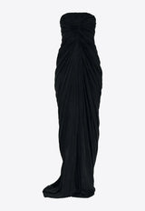 Rick Owens Radiance Bustier Draped Gown Black RP02E4513UC_09