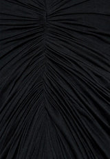 Rick Owens Radiance Bustier Draped Gown Black RP02E4513UC_09