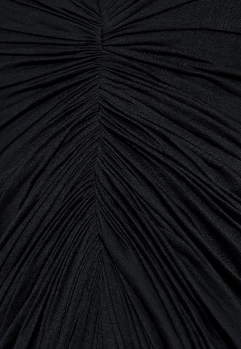 Rick Owens Radiance Bustier Draped Gown Black RP02E4513UC_09