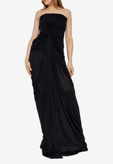 Rick Owens Radiance Bustier Draped Gown Black RP02E4513UC_09