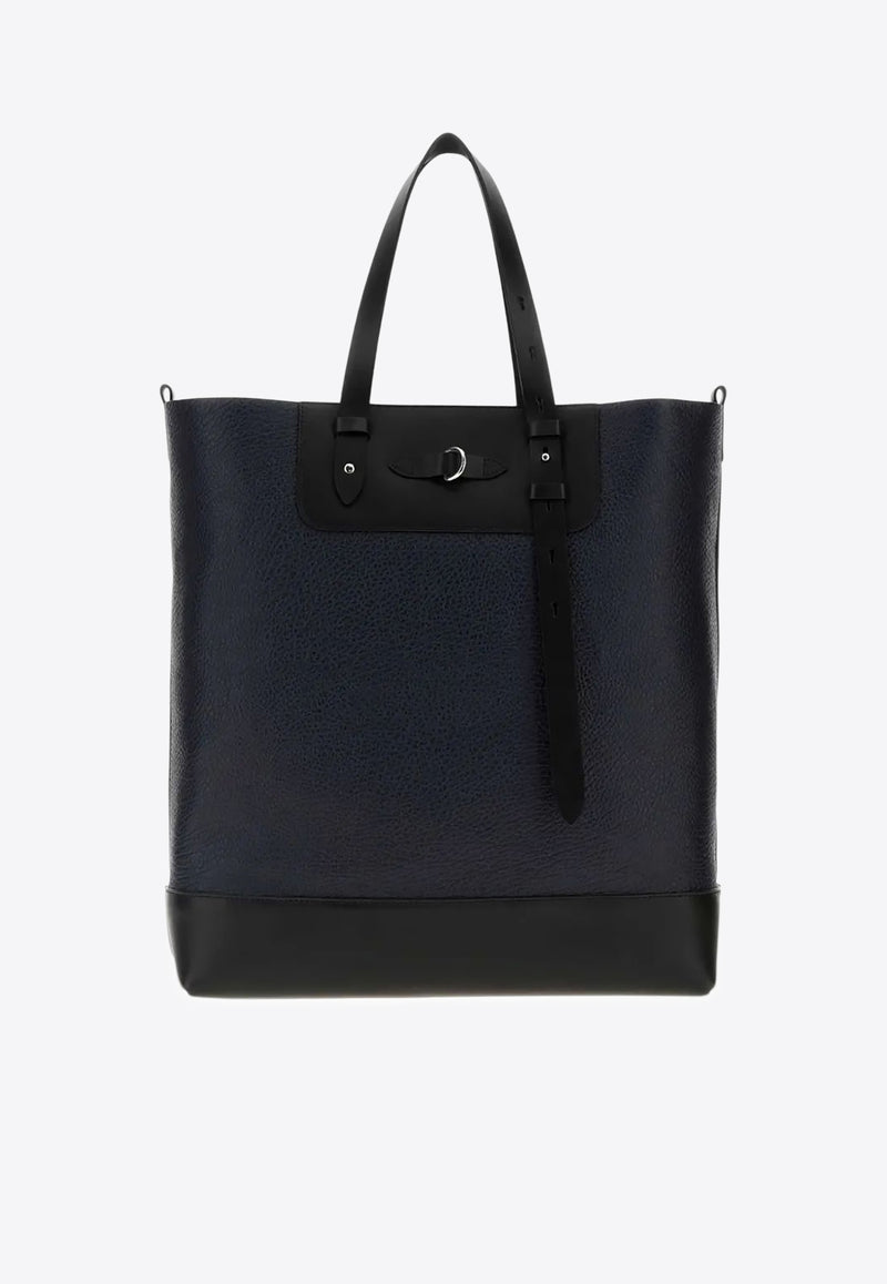 Maison Margiela Vertical Leather Tote Bag Midnight Blue SB1WC0024P8611_HB306