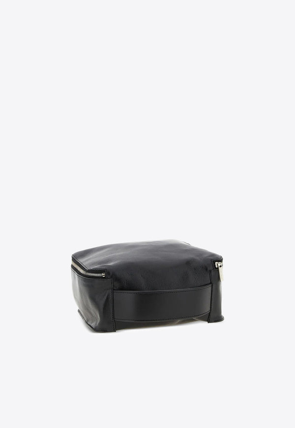 Rick Owens Leather Make-Up Bag Black RR02E1414LGW_09