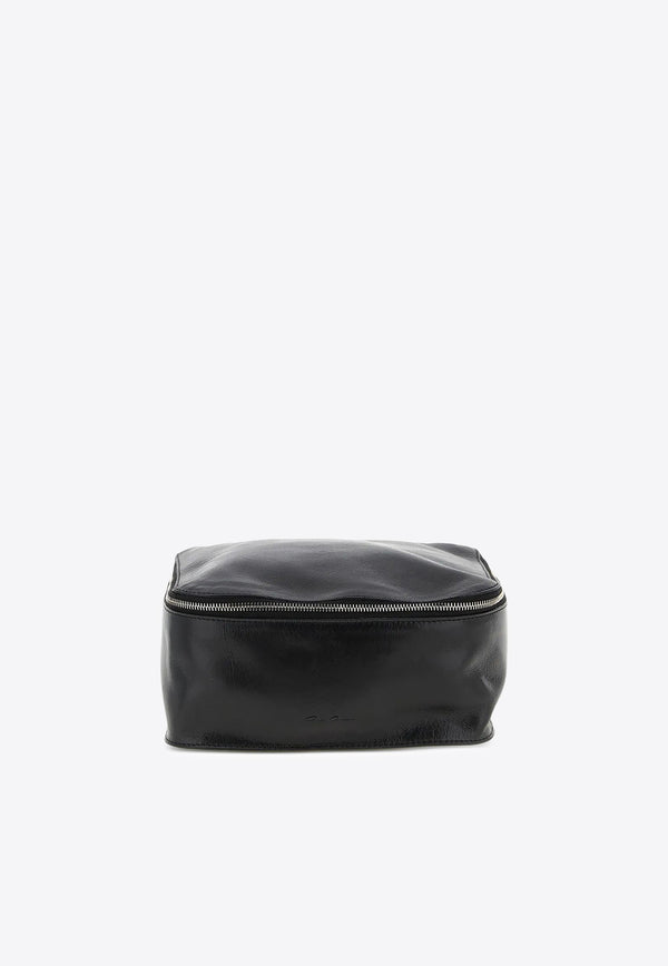 Rick Owens Leather Make-Up Bag Black RR02E1414LGW_09