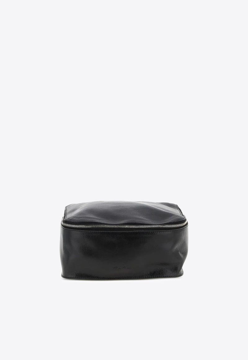 Rick Owens Leather Make-Up Bag Black RR02E1414LGW_09