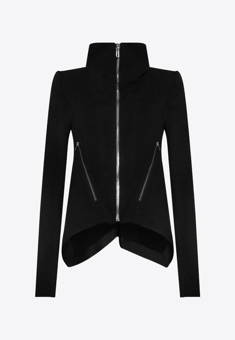 Rick Owens Naska Zip-Up Biker Jacket Black RP02E4735WBD_09