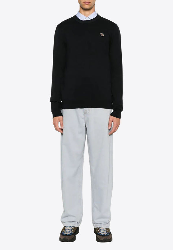 Paul Smith Zebra-Motif Knitted Sweater Black M2R530XZN22226_79