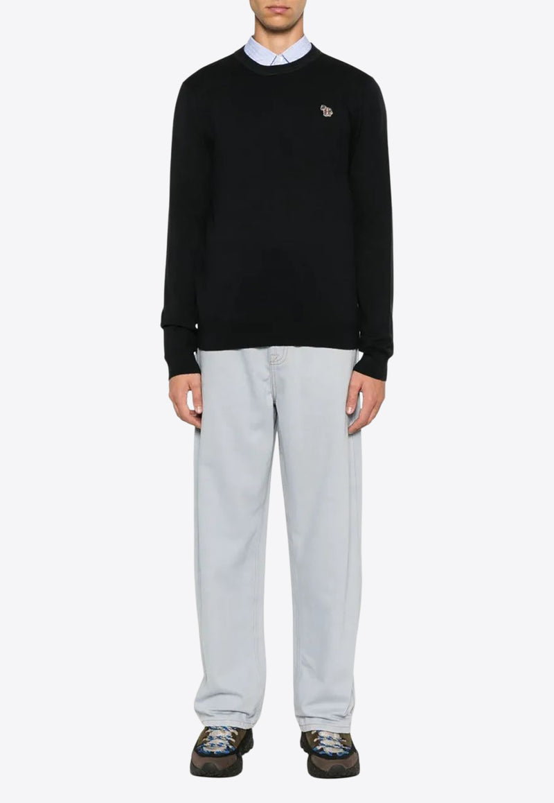 Paul Smith Zebra-Motif Knitted Sweater Black M2R530XZN22226_79