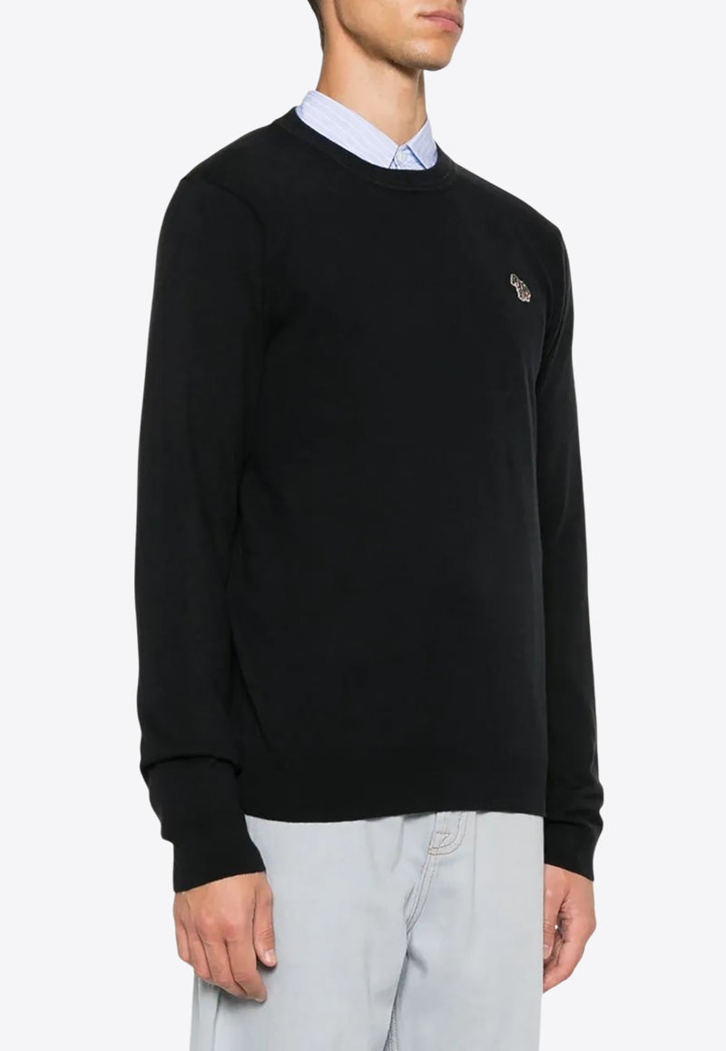 Paul Smith Zebra-Motif Knitted Sweater Black M2R530XZN22226_79