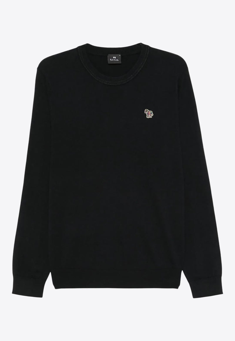 Paul Smith Zebra-Motif Knitted Sweater Black M2R530XZN22226_79