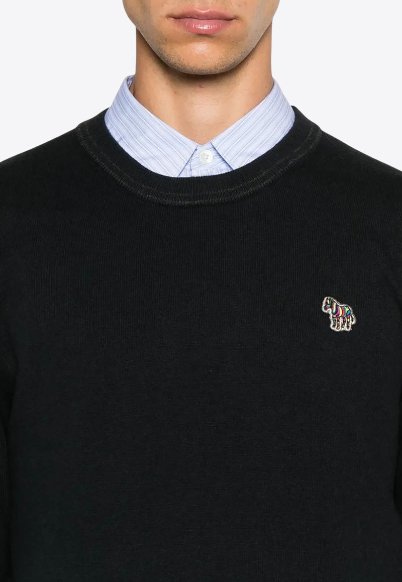 Paul Smith Zebra-Motif Knitted Sweater Black M2R530XZN22226_79