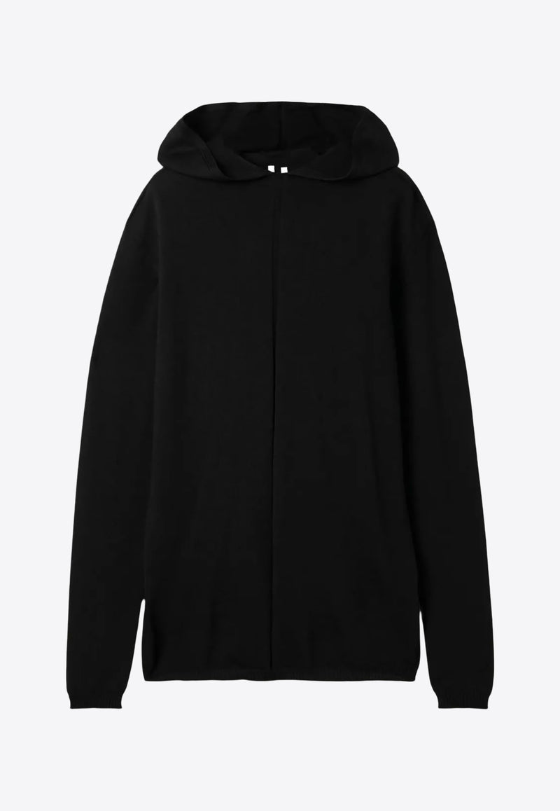 Rick Owens Hooded Wool Sweater Black RP02E4613M_09