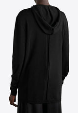 Rick Owens Hooded Wool Sweater Black RP02E4613M_09