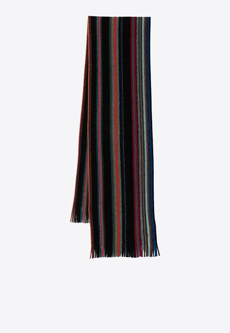Paul Smith Striped Wool Scarf Multicolor M1A151FT644_79