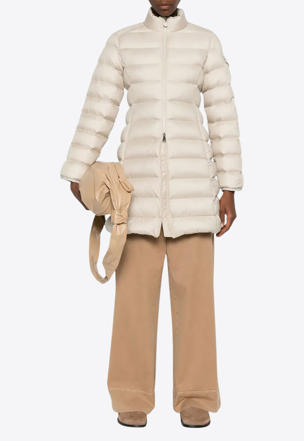 Moncler Igesse Long Down Jacket Cream K20931C00001596ZR_20N