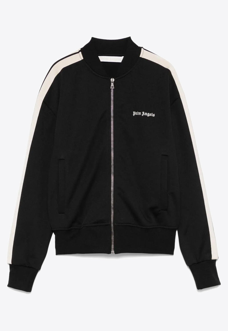 Palm Angels Logo Track Bomber Jacket Black PWBD050C99FAB002_1003