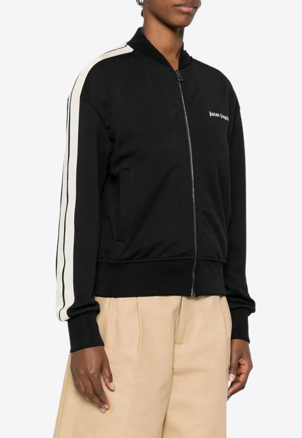 Palm Angels Logo Track Bomber Jacket Black PWBD050C99FAB002_1003