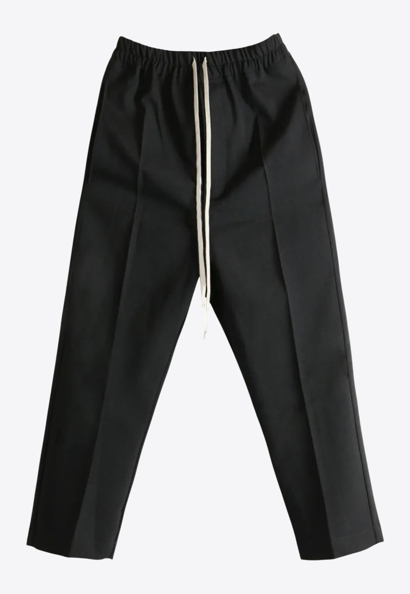 Rick Owens Astaires Drawstring Cropped Pants Black RP02E4303WGP_09