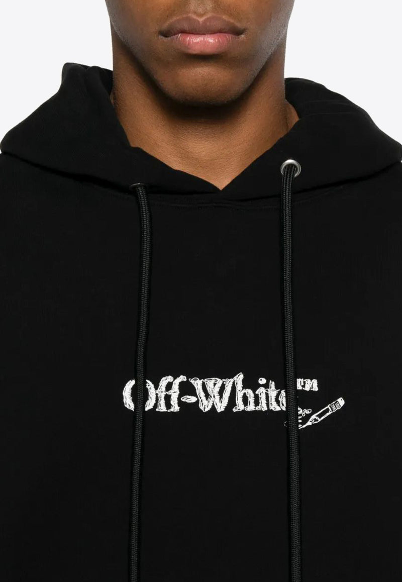 Off-White Scribble Arrow Skate Hooded Sweatshirt Black OMBB085F25FLE00F_1001