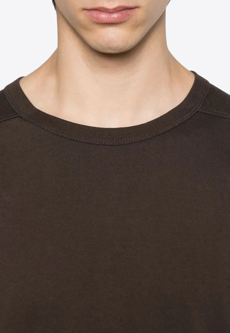 Rick Owens Jumbo Oversized T-shirt Brown RU02E1274JA_78