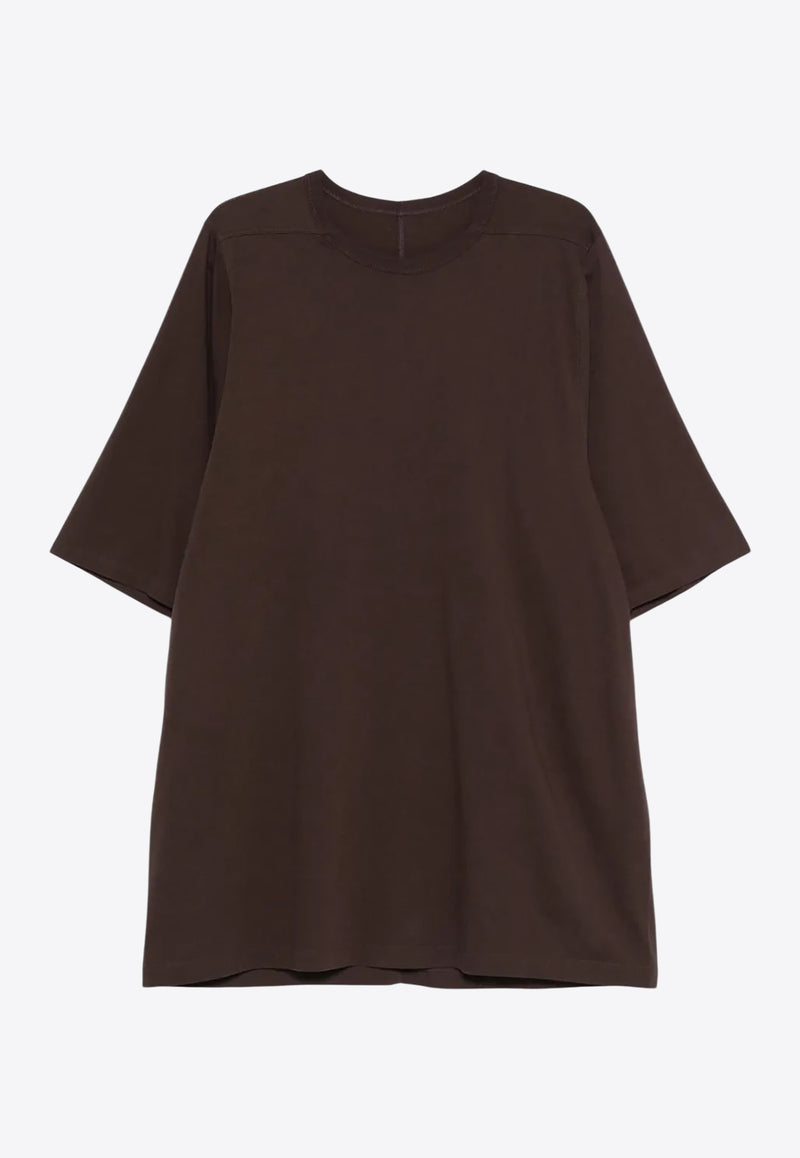 Rick Owens Jumbo Oversized T-shirt Brown RU02E1274JA_78