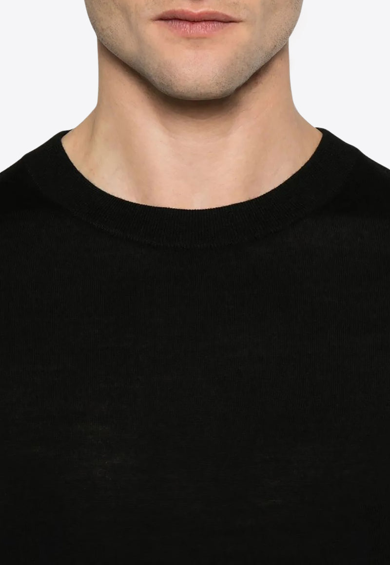 Paul Smith Crewneck Wool Sweater Black M1R238ZP02093_79