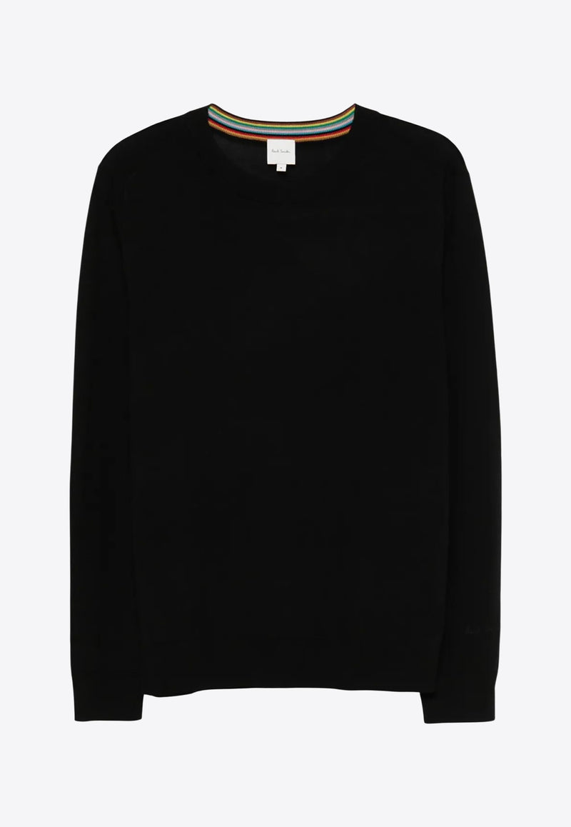 Paul Smith Crewneck Wool Sweater Black M1R238ZP02093_79
