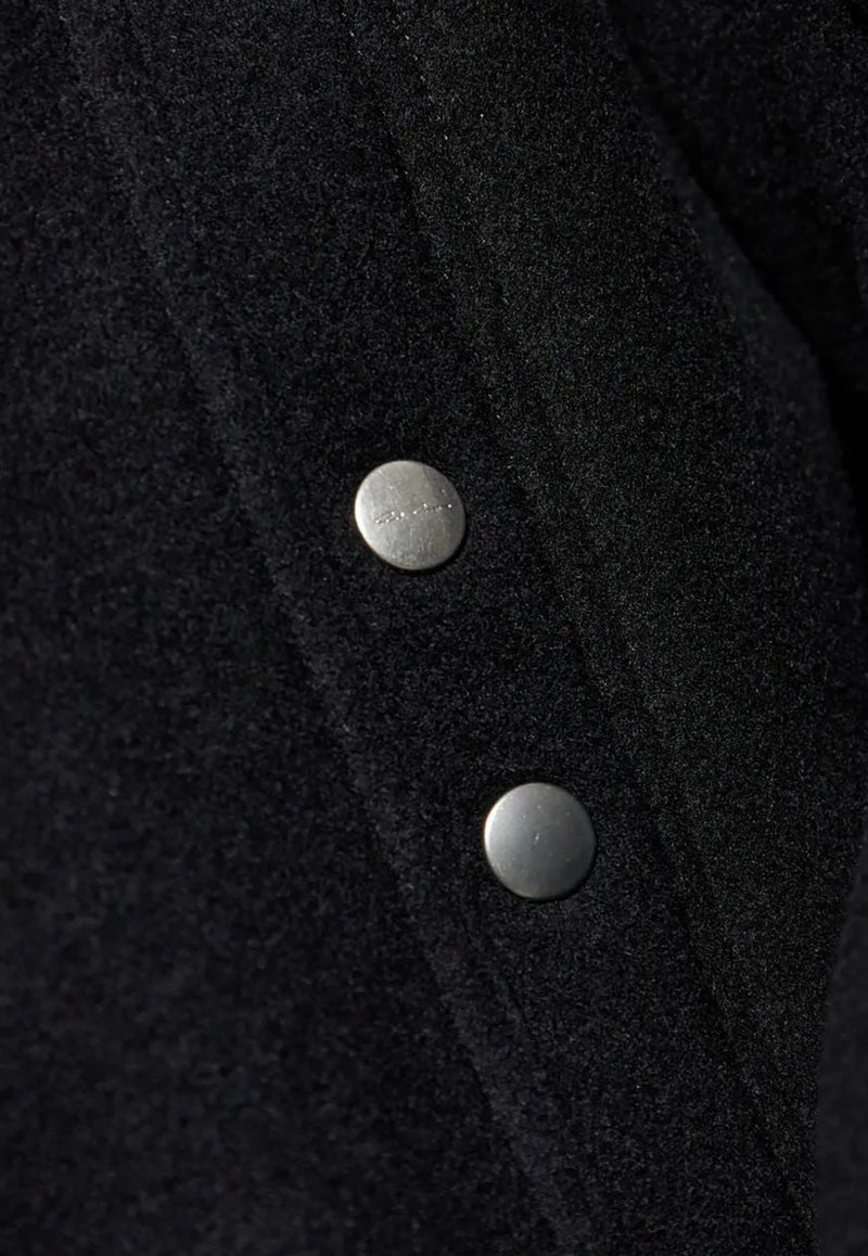 Rick Owens Blixa Dracucollar Zip-Up Wool Jacket Black RR02E1710WSF_09