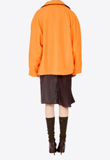 Maison Margiela Reversible Oversized Jacket Orange S51AM0506MTN090_912
