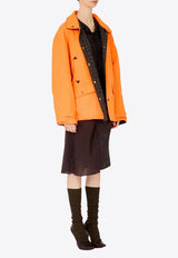 Maison Margiela Reversible Oversized Jacket Orange S51AM0506MTN090_912