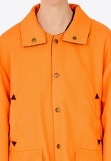 Maison Margiela Reversible Oversized Jacket Orange S51AM0506MTN090_912