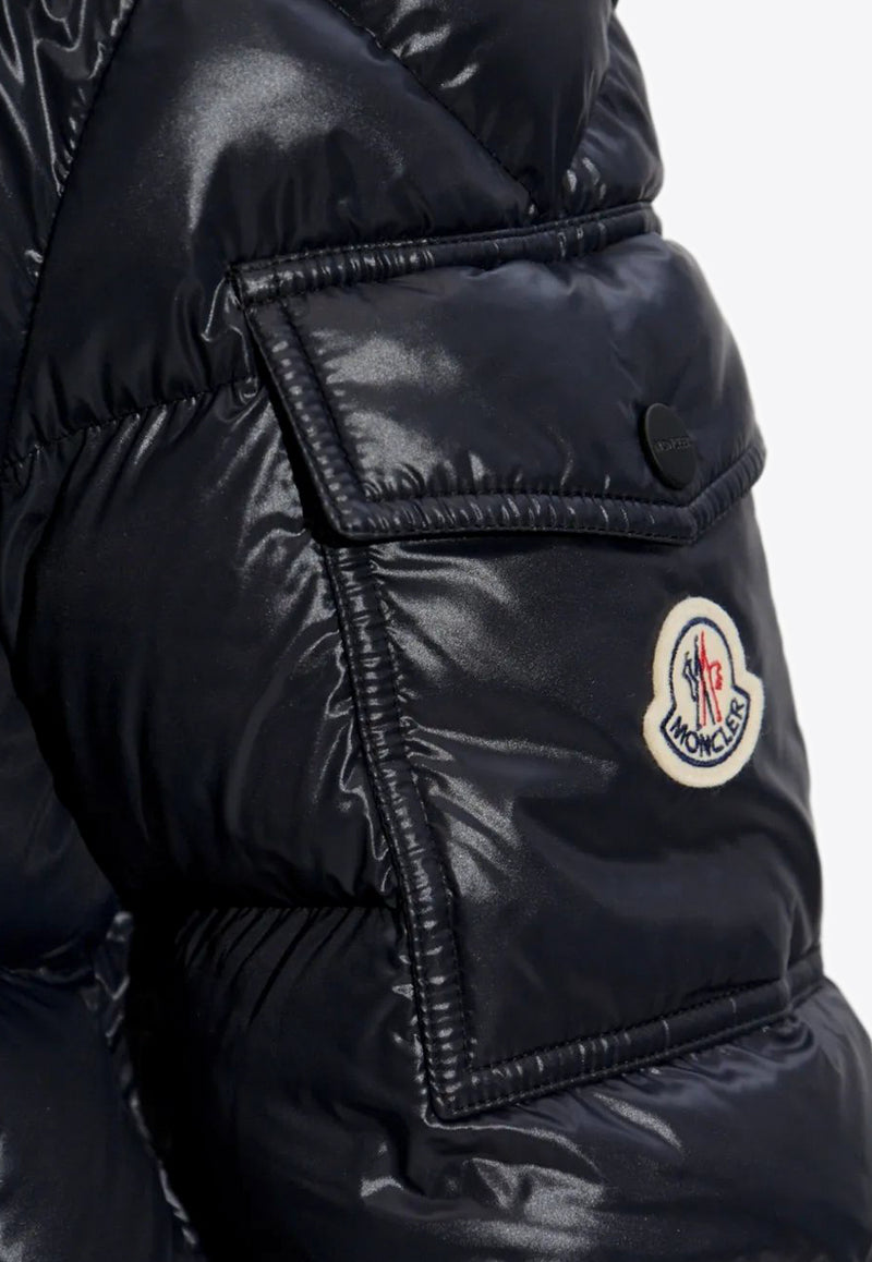 Moncler Petra Cropped Down Jacket Black K20931A00032596XE_999