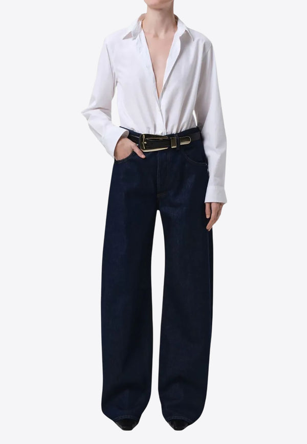 Citizens of Humanity Ayla Straight-Leg Jeans Navy 2053B1810_amher