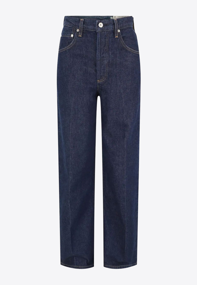 Citizens of Humanity Ayla Straight-Leg Jeans Navy 2053B1810_amher