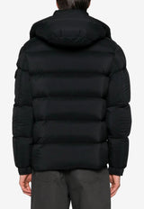 Moncler Maya 70 Hooded Short Down Jacket Black K20911A0020553333_999