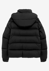 Moncler Maya 70 Hooded Short Down Jacket Black K20911A0020553333_999