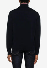 Moncler Padded Zip-Up Cardigan Navy K20919B00003M1367_776