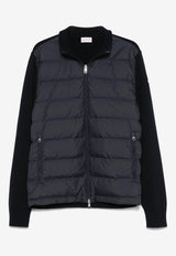 Moncler Padded Zip-Up Cardigan Navy K20919B00003M1367_776