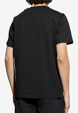 Moncler Logo Print Crewneck T-shirt Charcoal K20918C0001389AJS_998