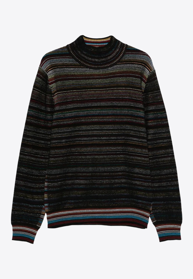 Paul Smith Signature Stripe Turtleneck Sweater Multicolor M1R545ZT02827_92
