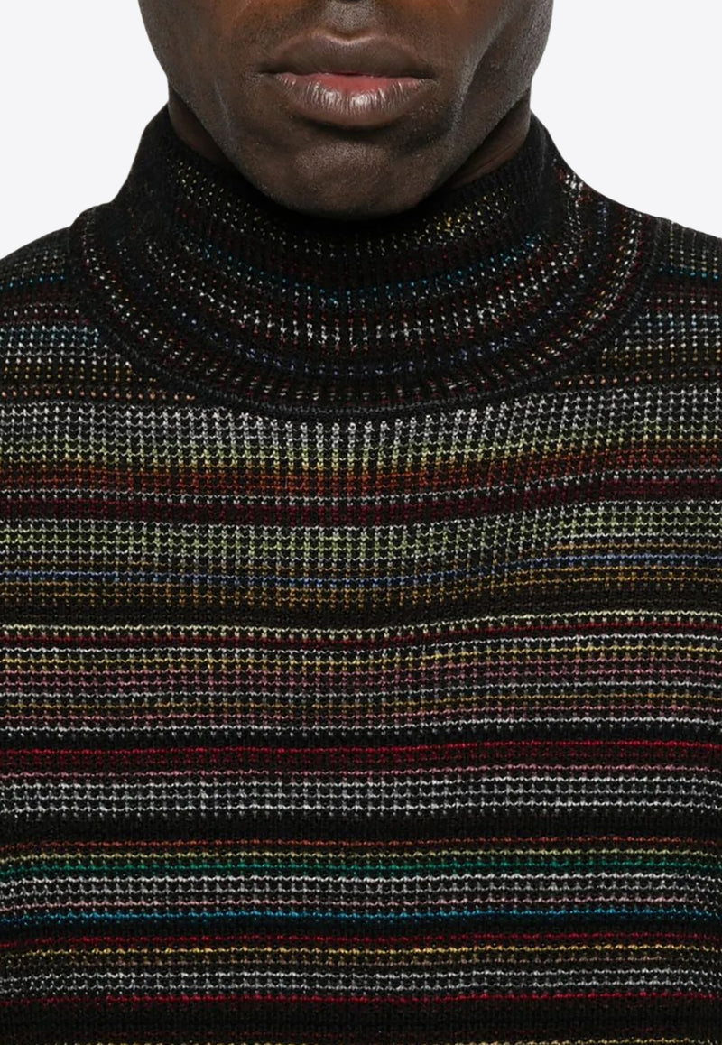 Paul Smith Signature Stripe Turtleneck Sweater Multicolor M1R545ZT02827_92