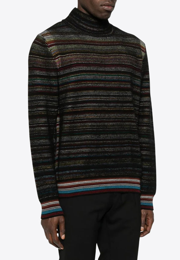 Paul Smith Signature Stripe Turtleneck Sweater Multicolor M1R545ZT02827_92